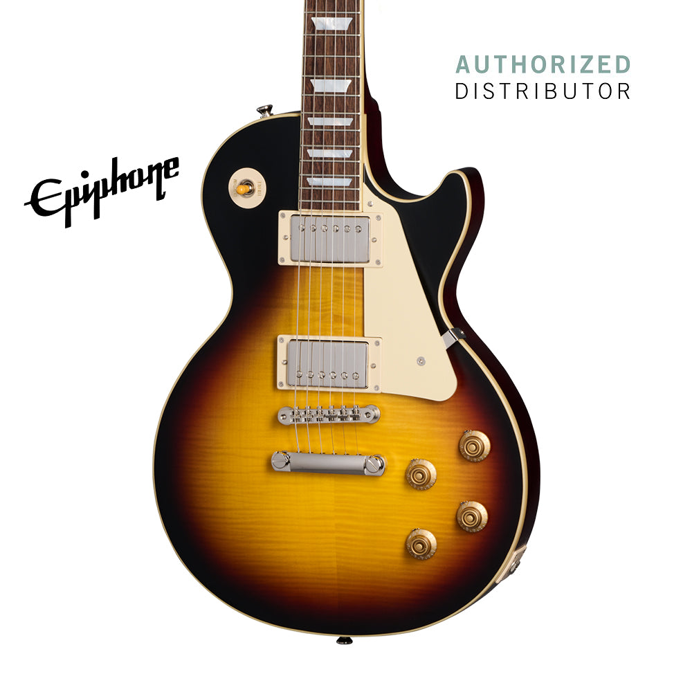 (Epiphone Inspired by Gibson Custom) Epiphone 1959 Les Paul Standard Electric Guitar - Tobacco Burst
