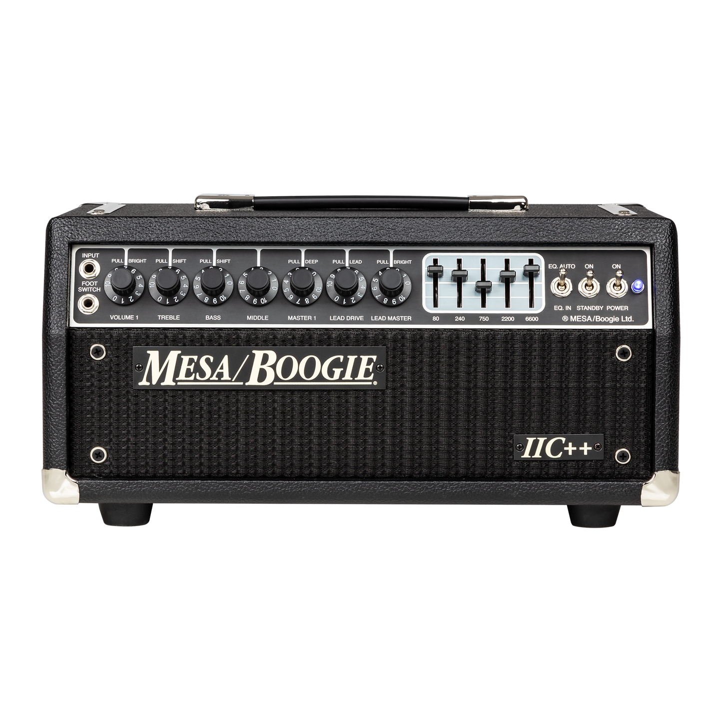 Mesa Boogie Mark IIC++ Head - UK - Black Bronco - Black Grille