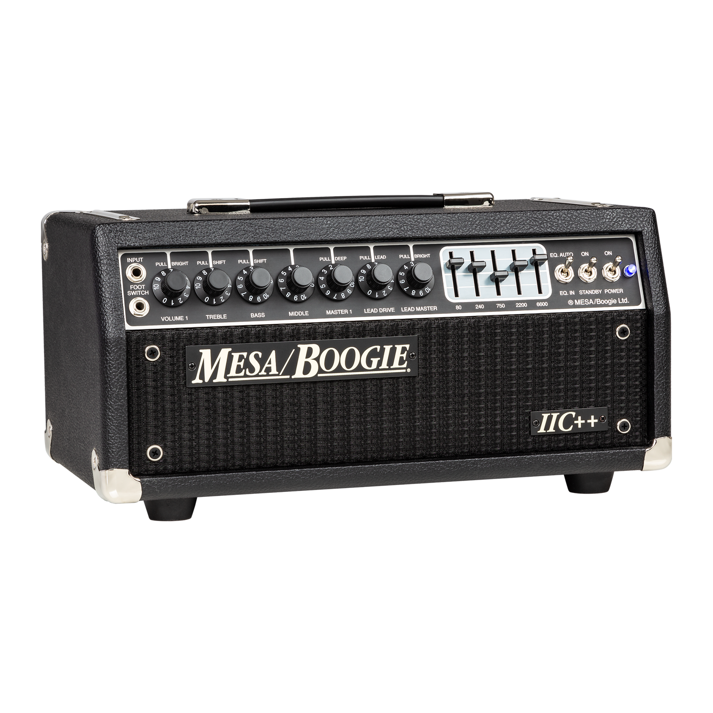 Mesa Boogie Mark IIC++ Head - UK - Black Bronco - Black Grille