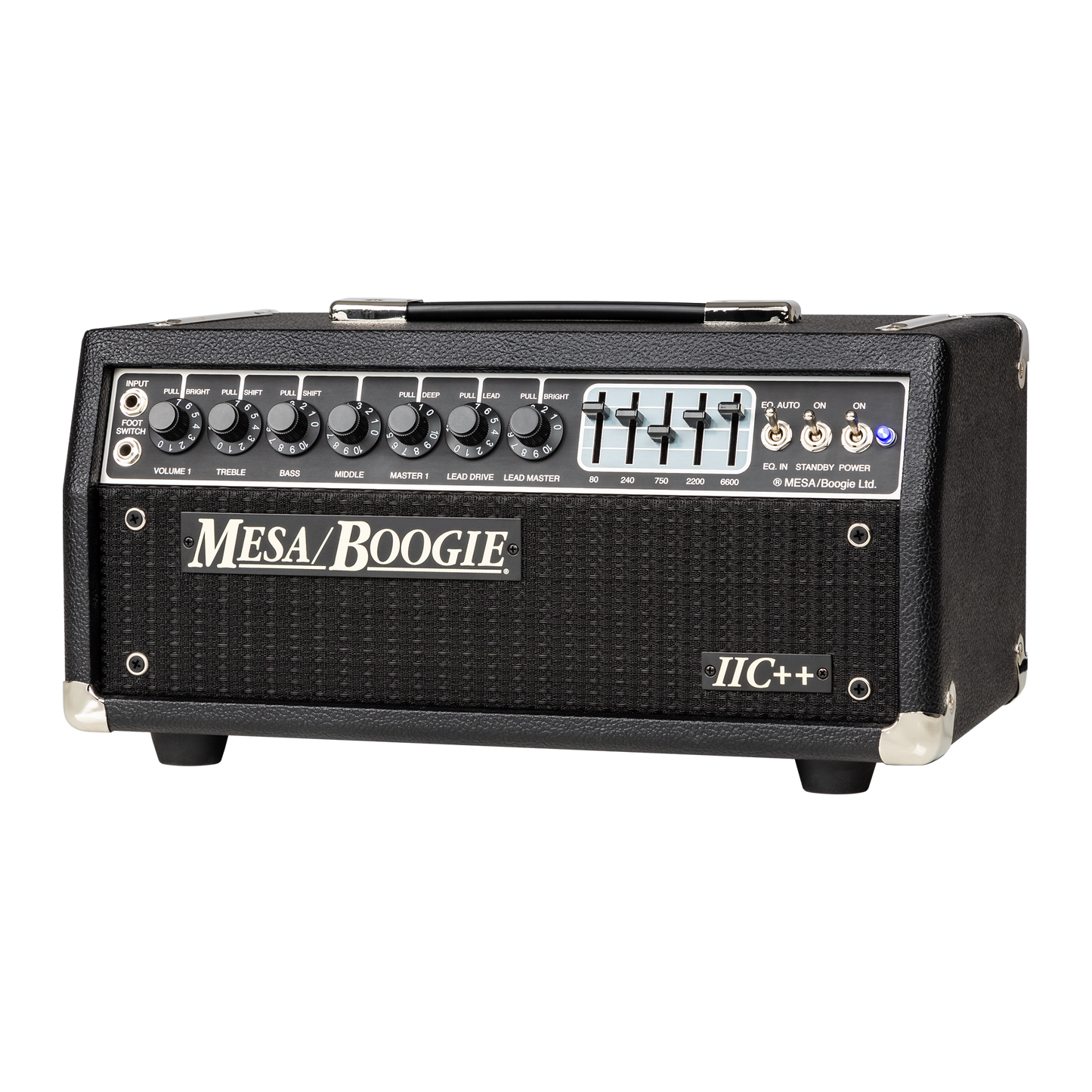 Mesa Boogie Mark IIC++ Head - UK - Black Bronco - Black Grille
