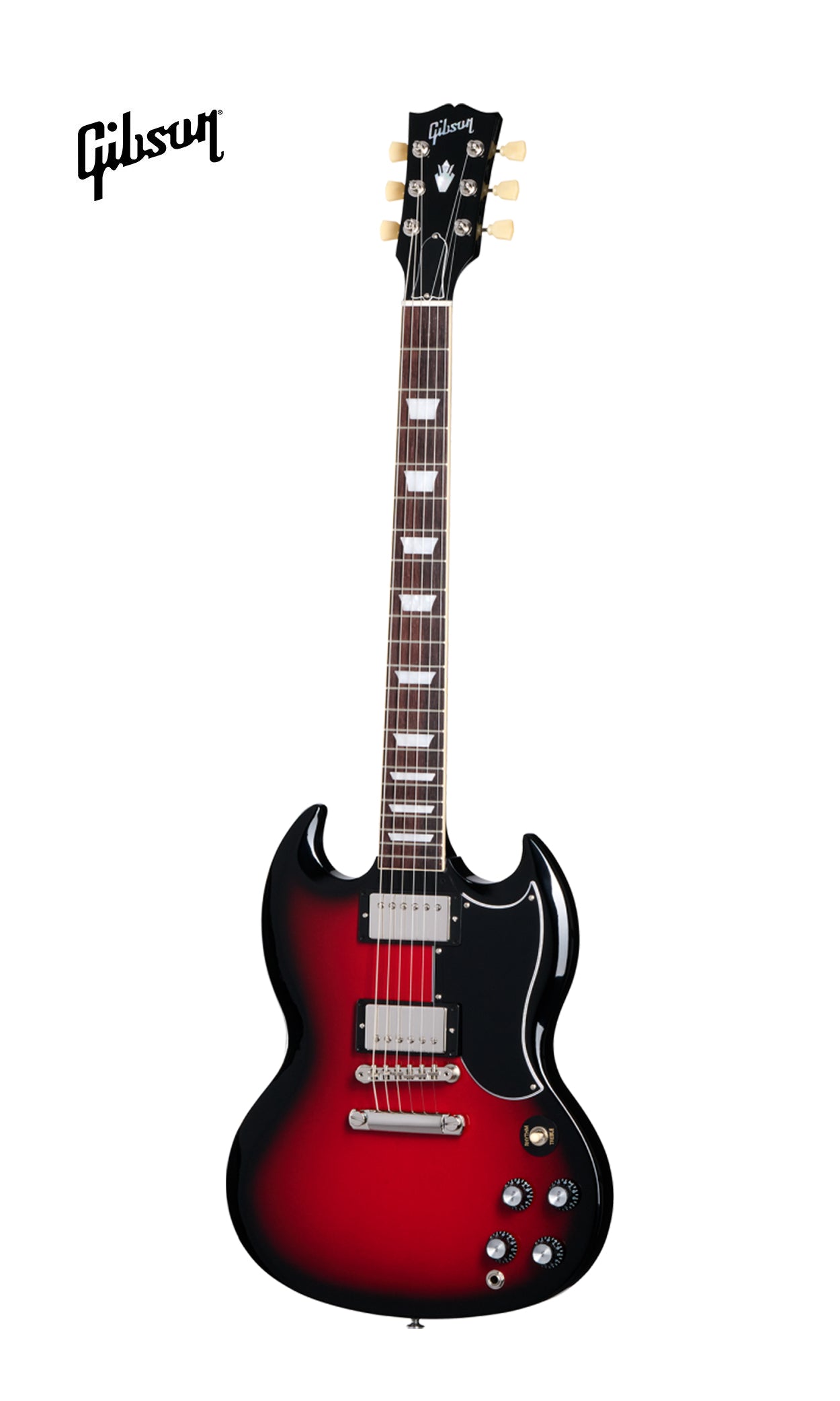 GIBSON SG STANDARD '61 STOPBAR ELECTRIC GUITAR - CARDINAL RED BURST