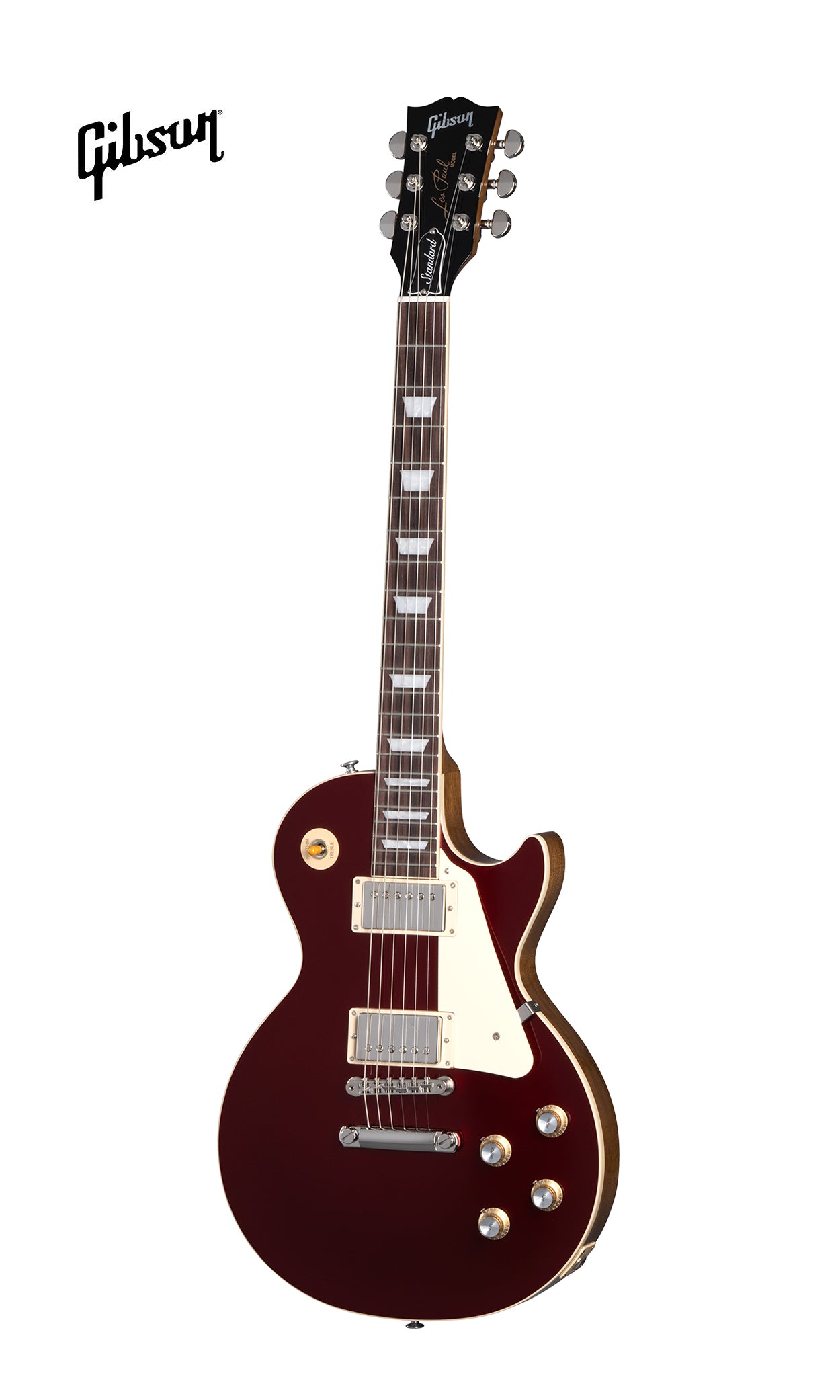 GIBSON LES PAUL STANDARD 60S PLAIN TOP ELECTRIC GUITAR - SPARKLING BURGUNDY