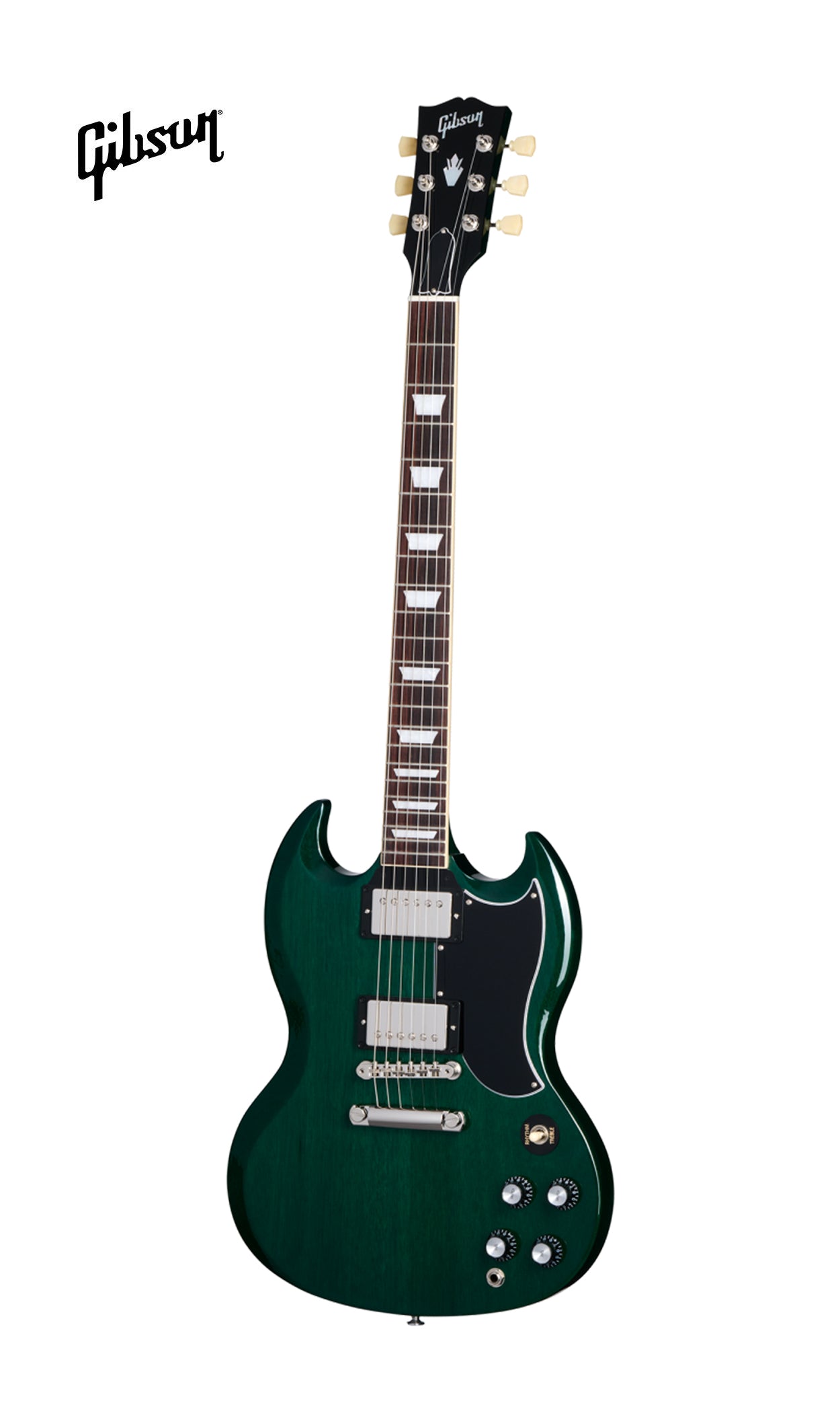 GIBSON SG STANDARD '61 STOPBAR ELECTRIC GUITAR - TRANSLUCENT TEAL