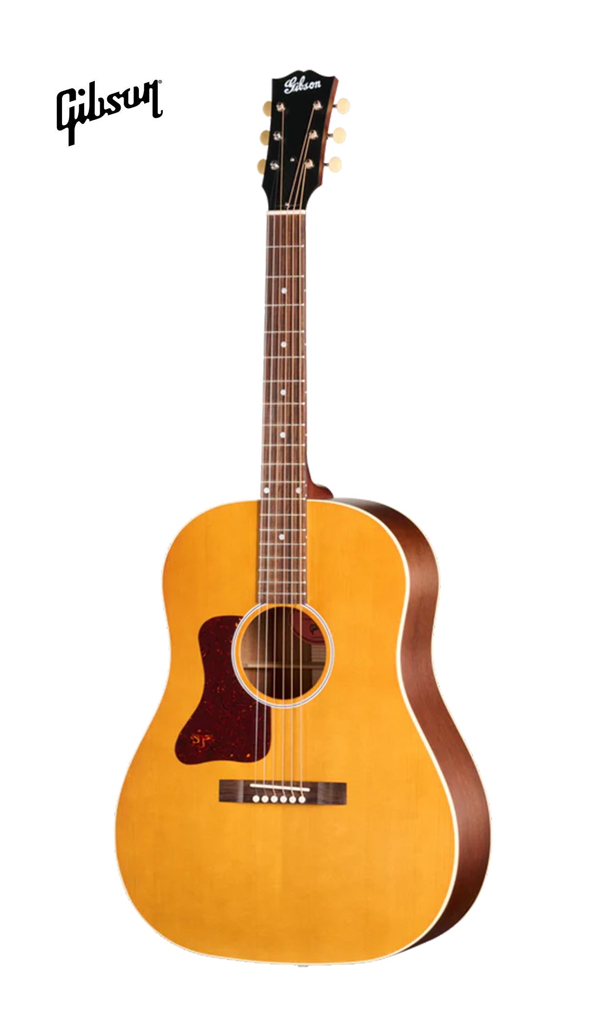 GIBSON ACOUSTIC J-45 CENTURY 12-FRET LEFT-HANDED ACOUSTIC GUITAR - VINTAGE AMBER