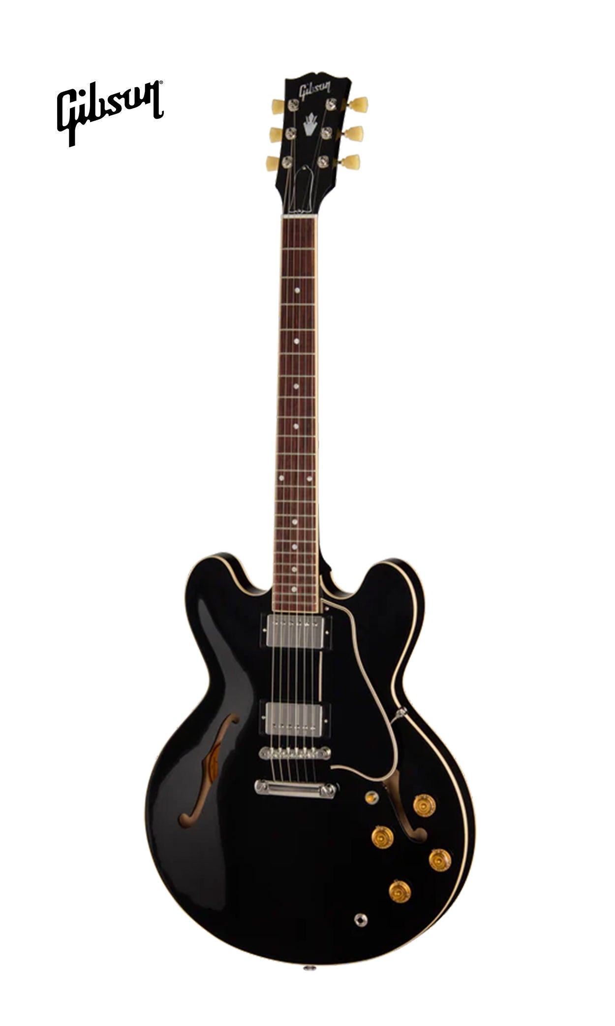 GIBSON ES-335 50S SEMI-HOLLOWBODY ELECTRIC GUITAR - EBONY (ES335)