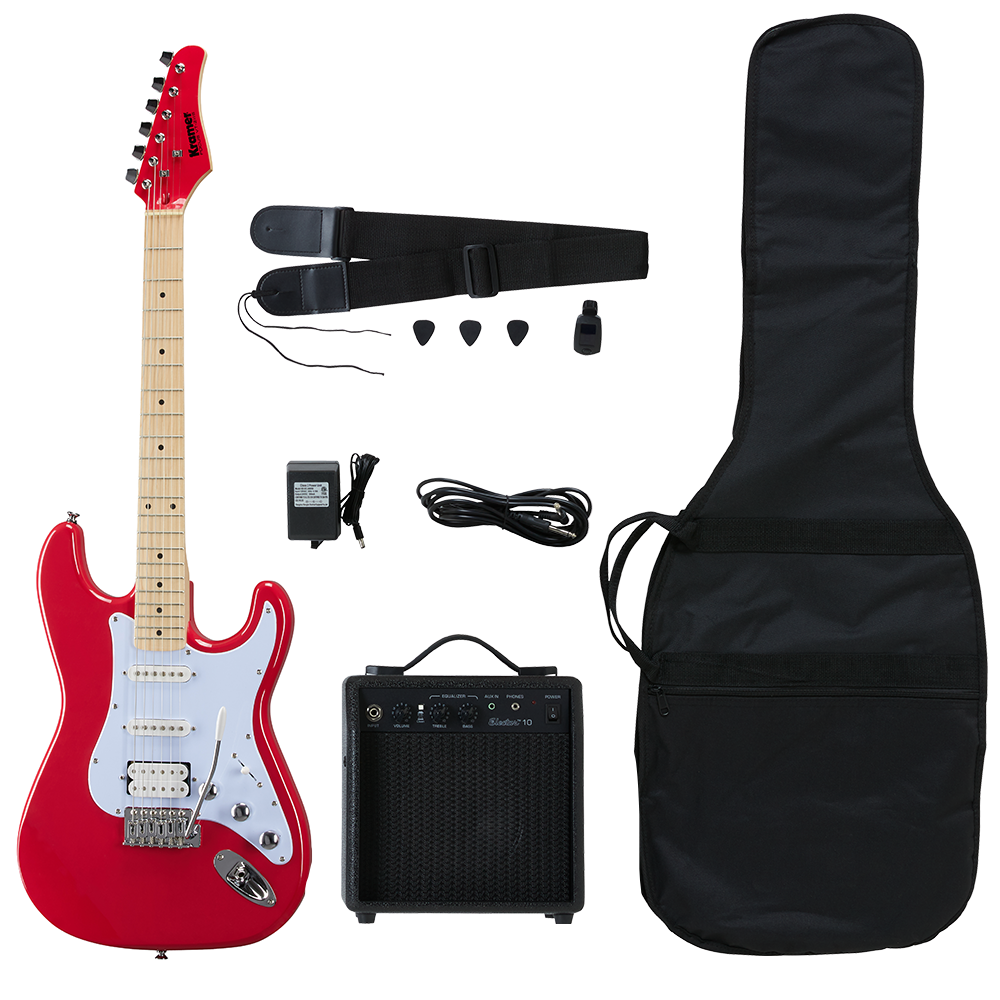 Kramer Focus Electric Guitar Player Pack - Red