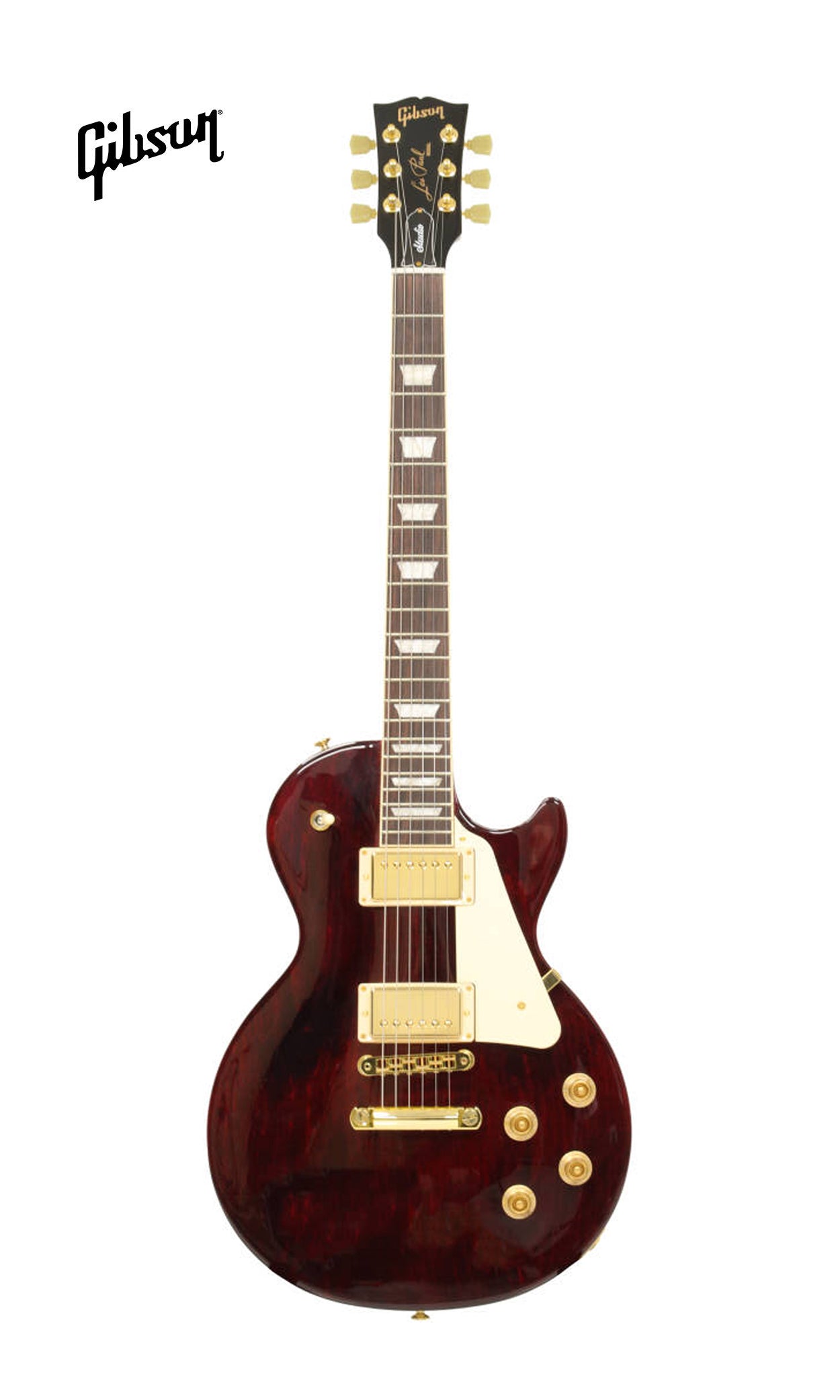 GIBSON USA LIMITED EDITION  LES PAUL STUDIO ELECTRIC GUITAR - WINE RED WITH GOLD HARDWARE