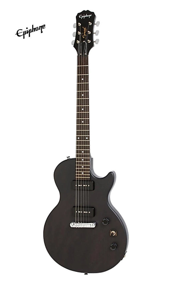 Epiphone Ltd Ed Les Paul Special-I P90 Best Beginner Electric Guitar - Worn Ebony