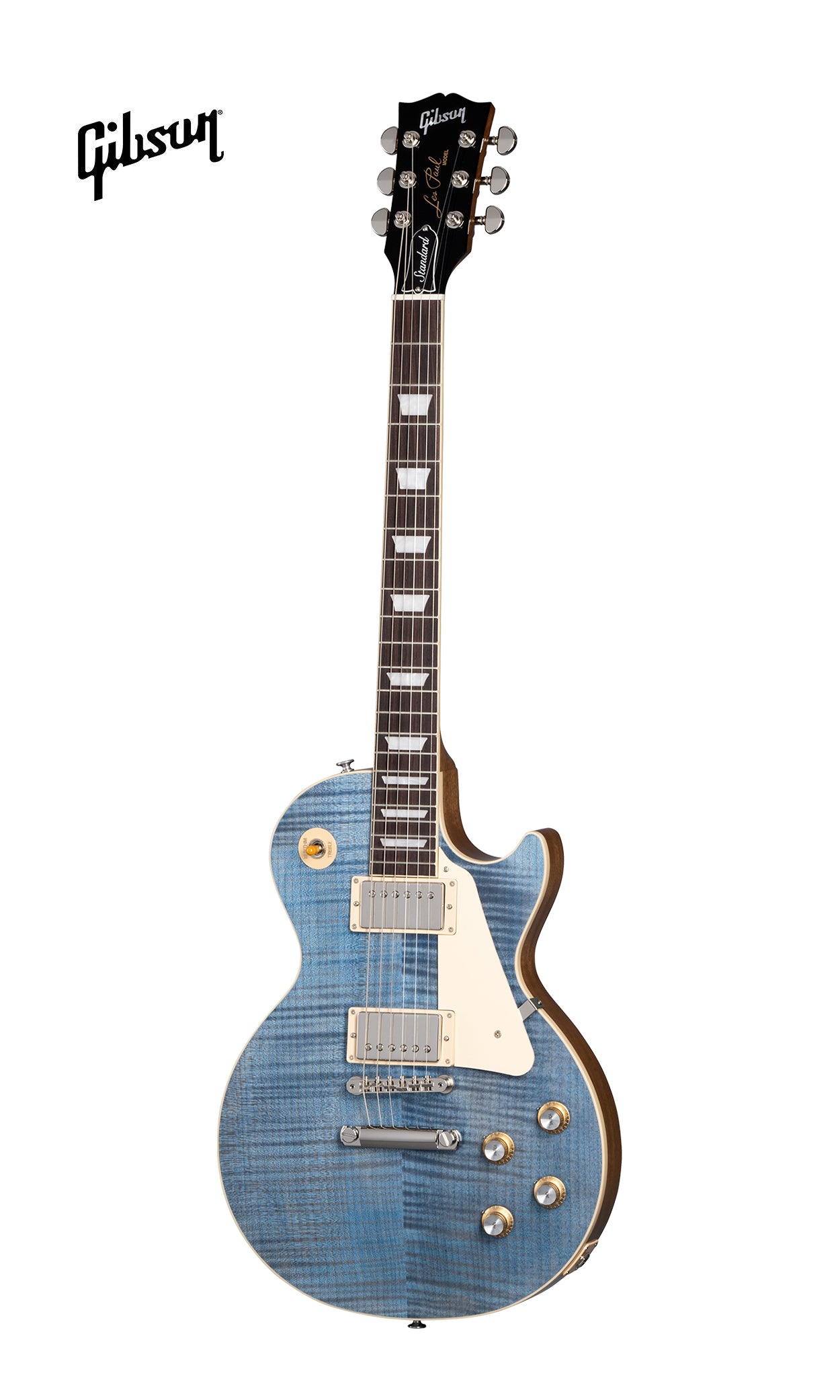 GIBSON LES PAUL STANDARD 60S FIGURED TOP ELECTRIC GUITAR - OCEAN BLUE