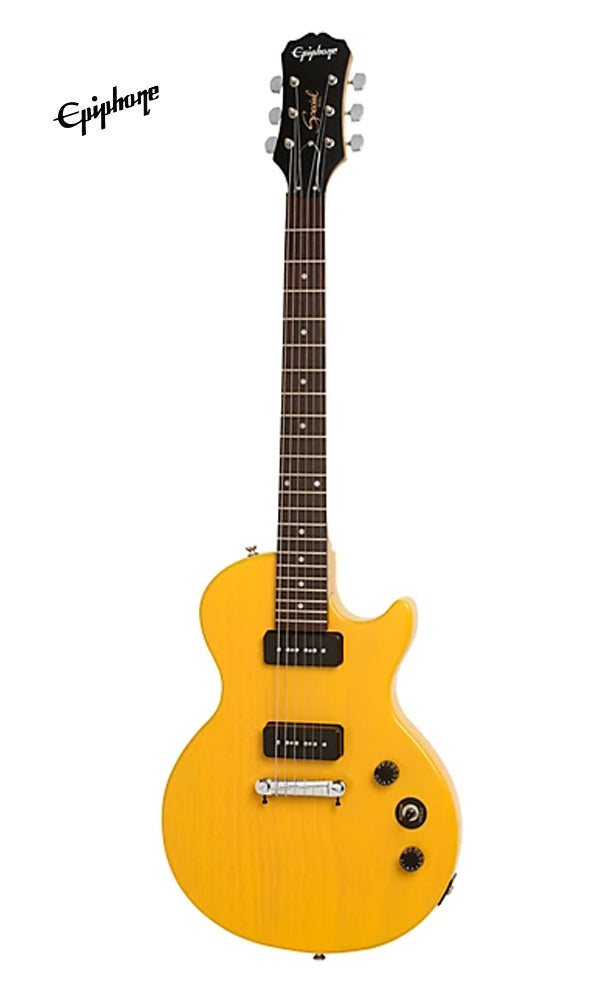 Epiphone Ltd Ed Les Paul Special-I P90 Best Beginner Electric Guitar - Worn Yellow