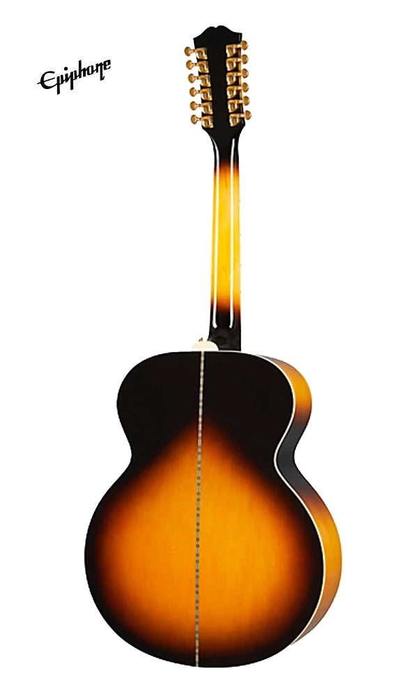 Epiphone Limited Edition J-200 12-String Acoustic-Electric Guitar - Vintage Sunburst