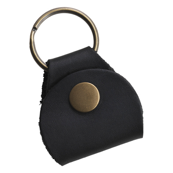 GIBSON PREMIUM LEATHER PICKHOLDER KEYCHAIN - BLACK (AKYC-BLK)