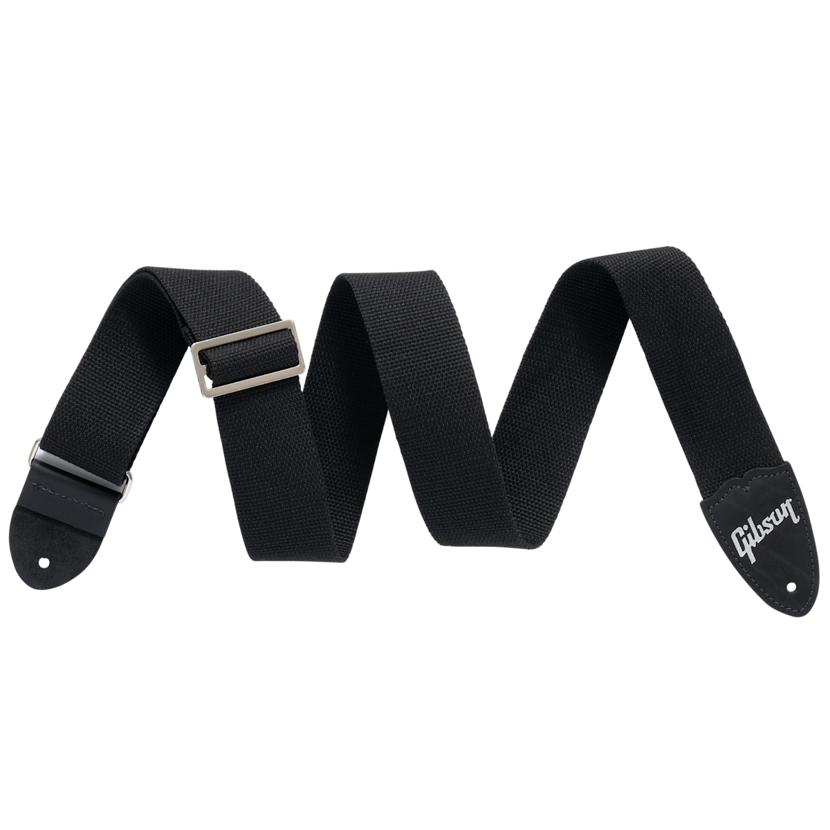 GIBSON ACCESSORIES THE CANVAS GUITAR STRAP - BLACK (ASCNVS-BLK)