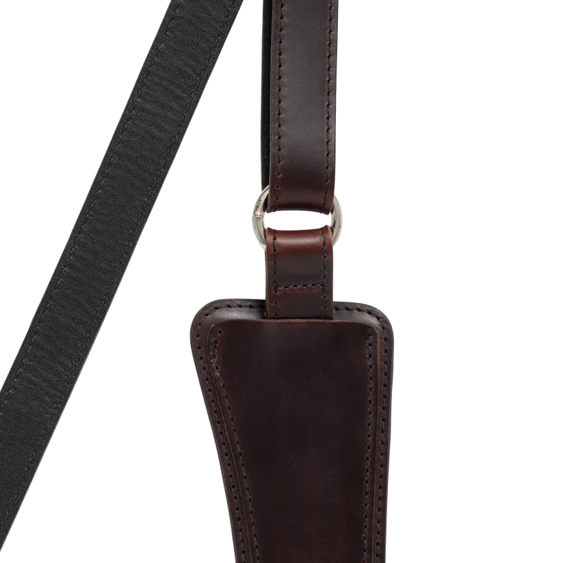 GIBSON ACCESSORIES THE MODERN VINTAGE MINI GUITAR STRAP - CHERRY BROWN