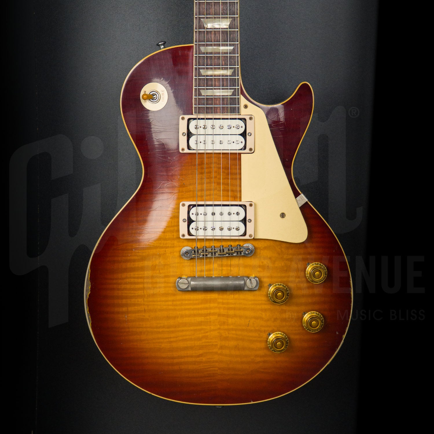 GIBSON CUSTOM LIMITED 59 LES PAUL STANDARD BOTB 78 MURPHY LAB LIGHT AGED NH CUSTOM FINISH