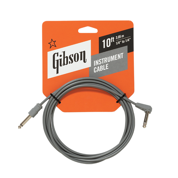 GIBSON ACCESSORIES VINTAGE ORIGINAL INSTRUMENT CABLE, 10' (CAB10-GRY)