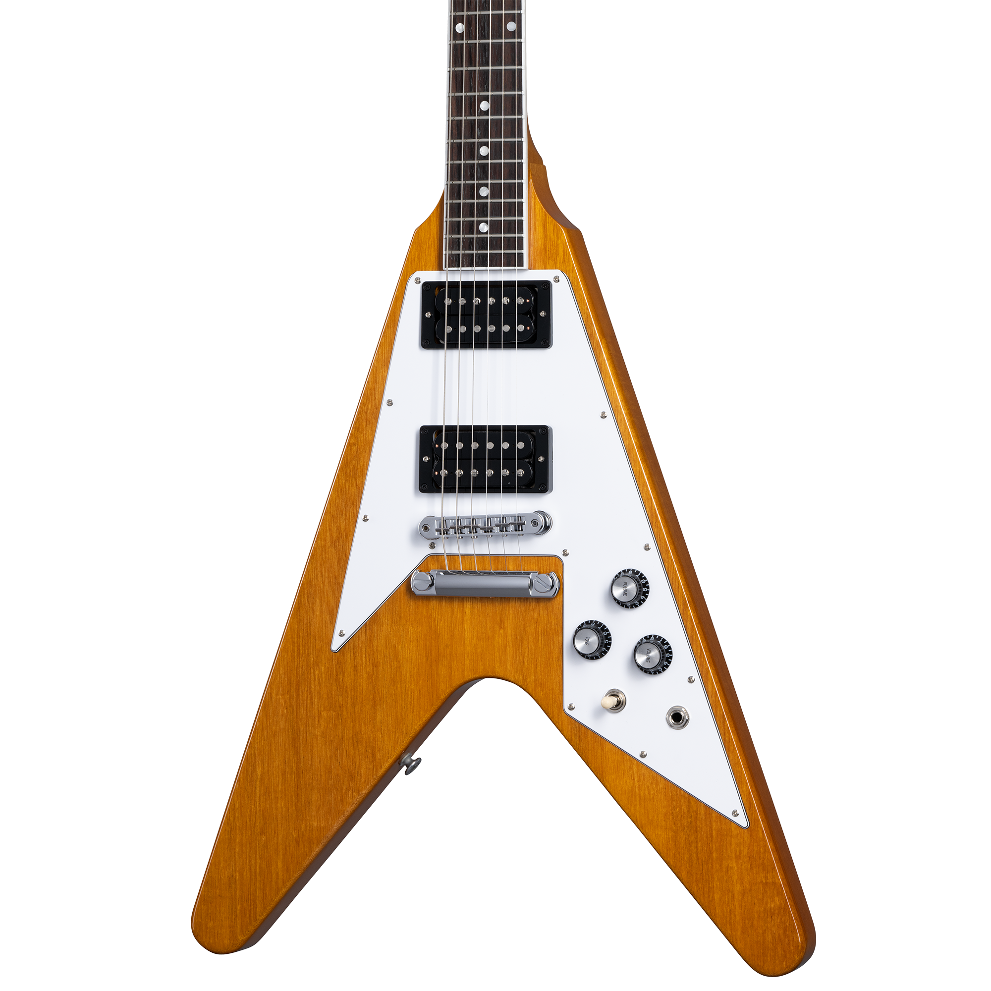 GIBSON 70S FLYING V ELECTRIC GUITAR - ANTIQUE NATURAL