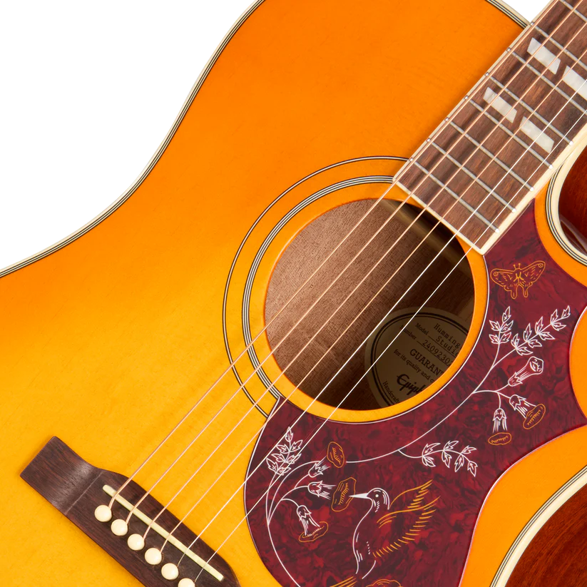 Epiphone Hummingbird Studio EC Acoustic-Electric Guitar - Heritage Cherry Sunburst