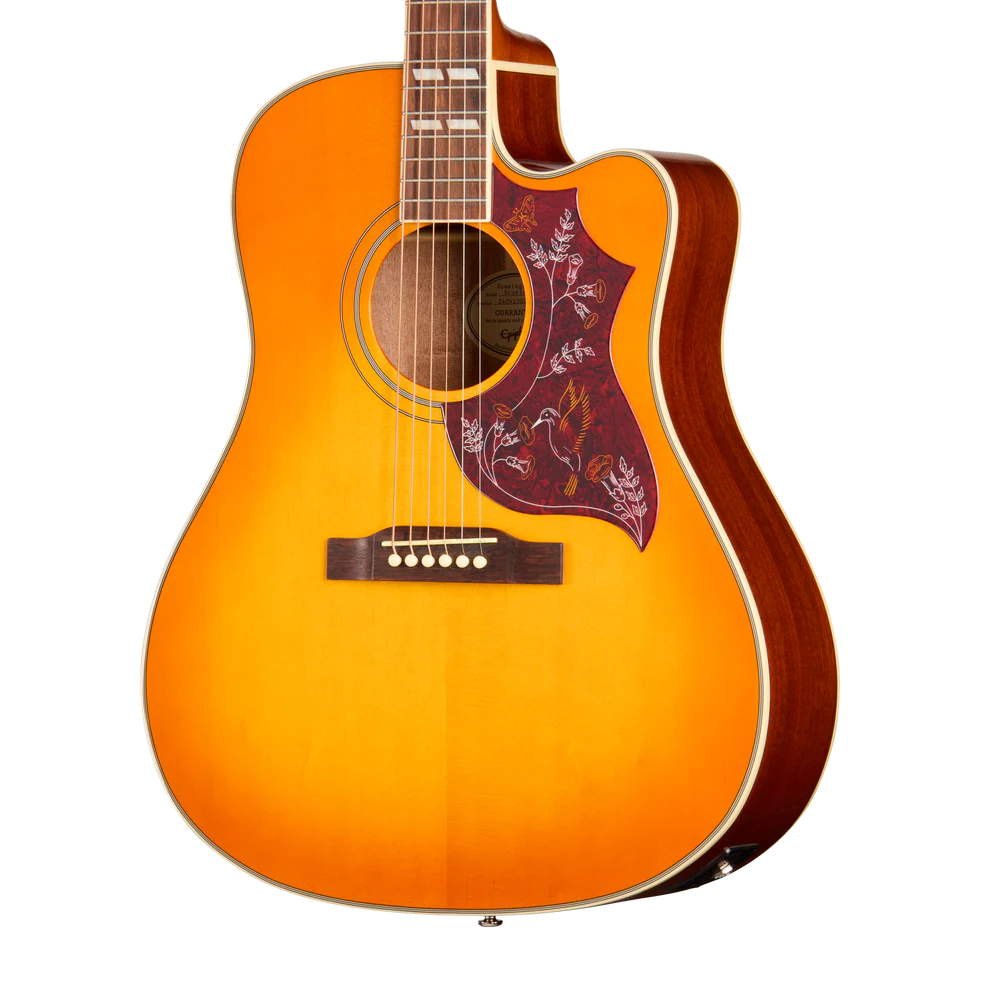 Epiphone Hummingbird Studio EC Acoustic-Electric Guitar - Heritage Cherry Sunburst