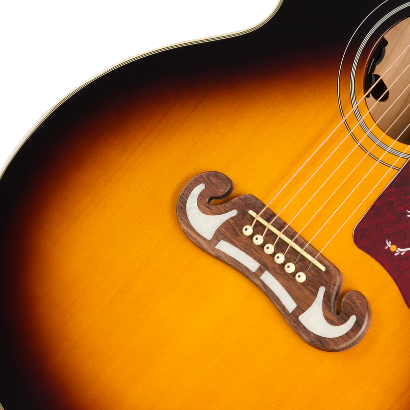 Epiphone J-200 Studio Acoustic-Electric Guitar - Vintage Sunburst