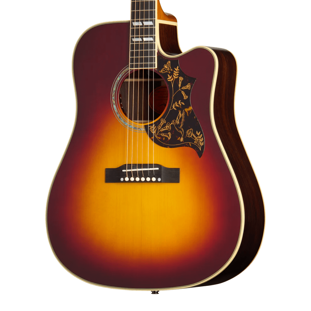 Epiphone Hummingbird Deluxe EC Acoustic-Electric Guitar - Autumn Burst