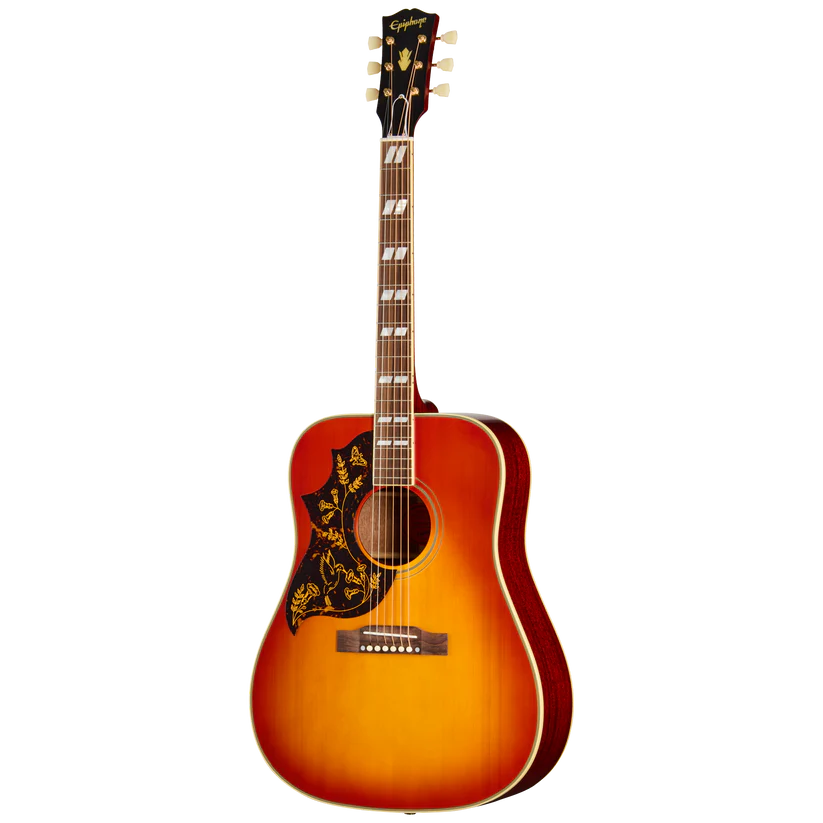 Acoustic-electric Guitar, Left-handed, with Spruce Top, Mahogany Back and Sides, Mahogany Neck, and Rosewood Fingerboard - Cherry Sunburst