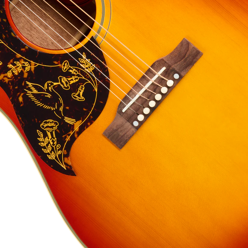 Acoustic-electric Guitar, Left-handed, with Spruce Top, Mahogany Back and Sides, Mahogany Neck, and Rosewood Fingerboard - Cherry Sunburst
