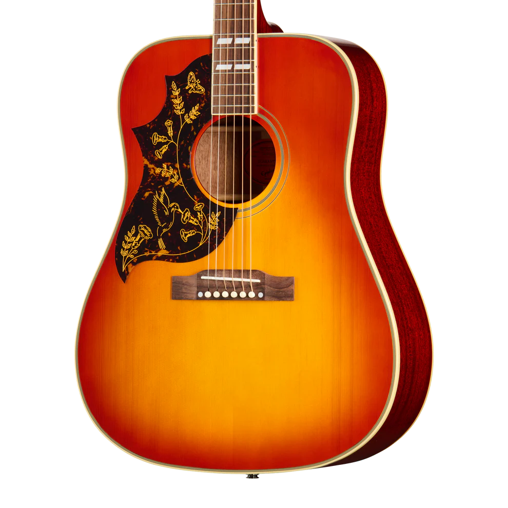 Acoustic-electric Guitar, Left-handed, with Spruce Top, Mahogany Back and Sides, Mahogany Neck, and Rosewood Fingerboard - Cherry Sunburst