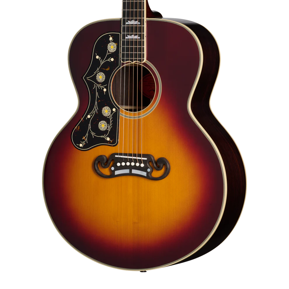 Epiphone Pre-War SJ-200 Rosewood Reissue Left-Handed Acoustic-Electric Guitar - Vintage Sunburst