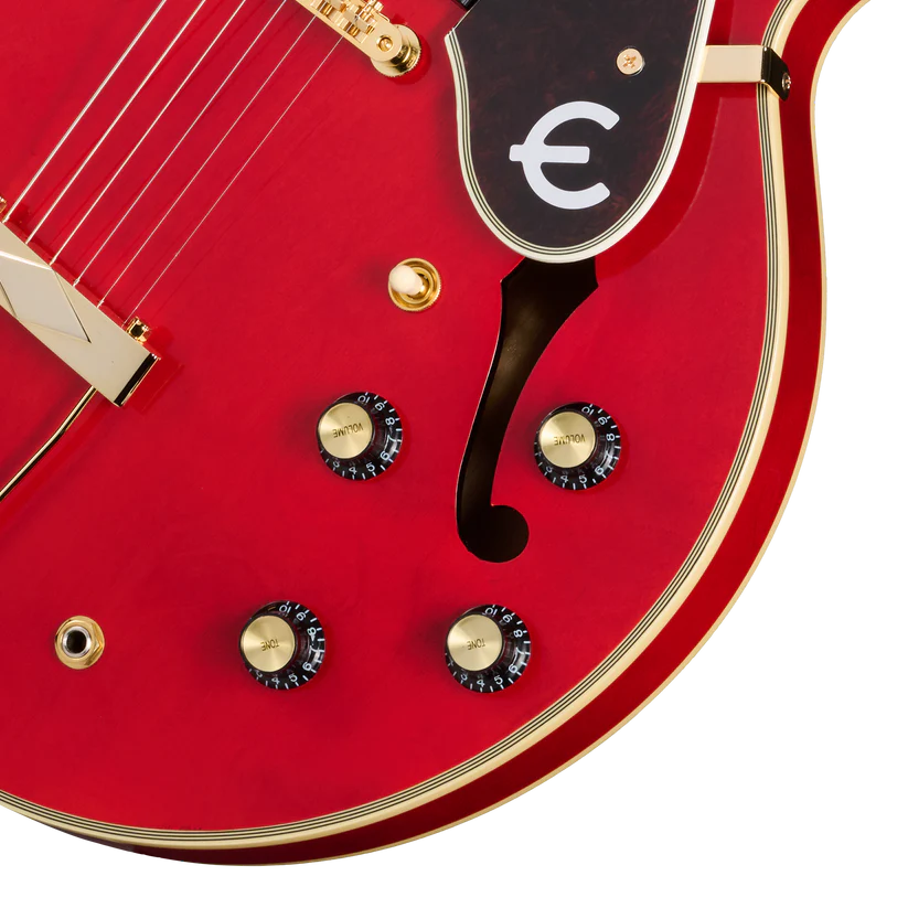 Epiphone Masterbilt Gem Archer Sheraton Semi-Hollowbody Electric Guitar - Cherry Red