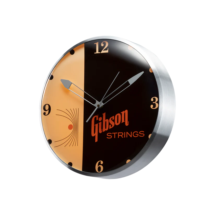 GIBSON LIFESTYLE GIBSON VINTAGE LIGHTED WALL CLOCK - STRINGS