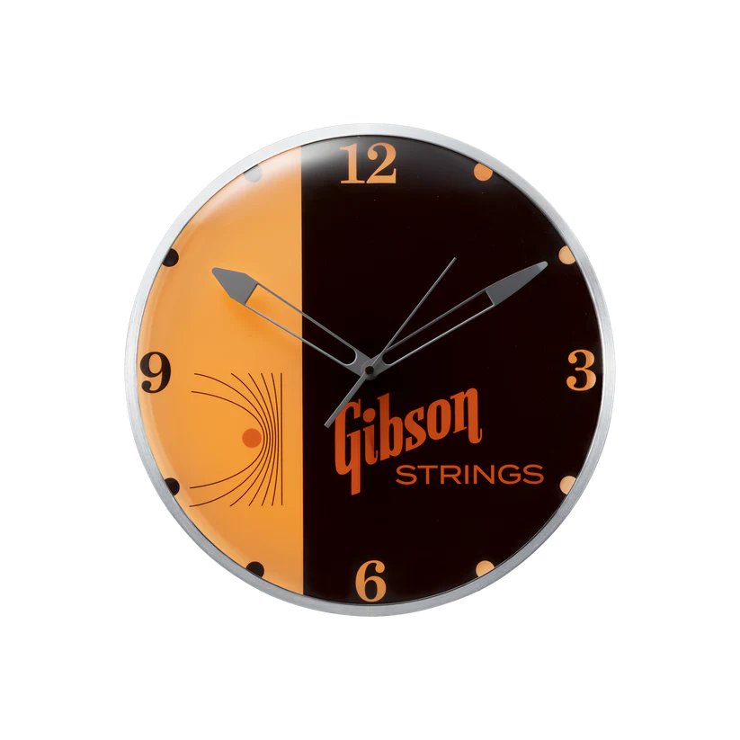 GIBSON LIFESTYLE GIBSON VINTAGE LIGHTED WALL CLOCK - STRINGS
