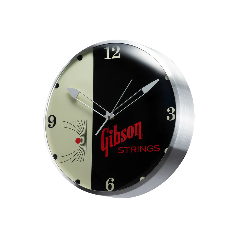 GIBSON LIFESTYLE GIBSON VINTAGE LIGHTED WALL CLOCK - STRINGS