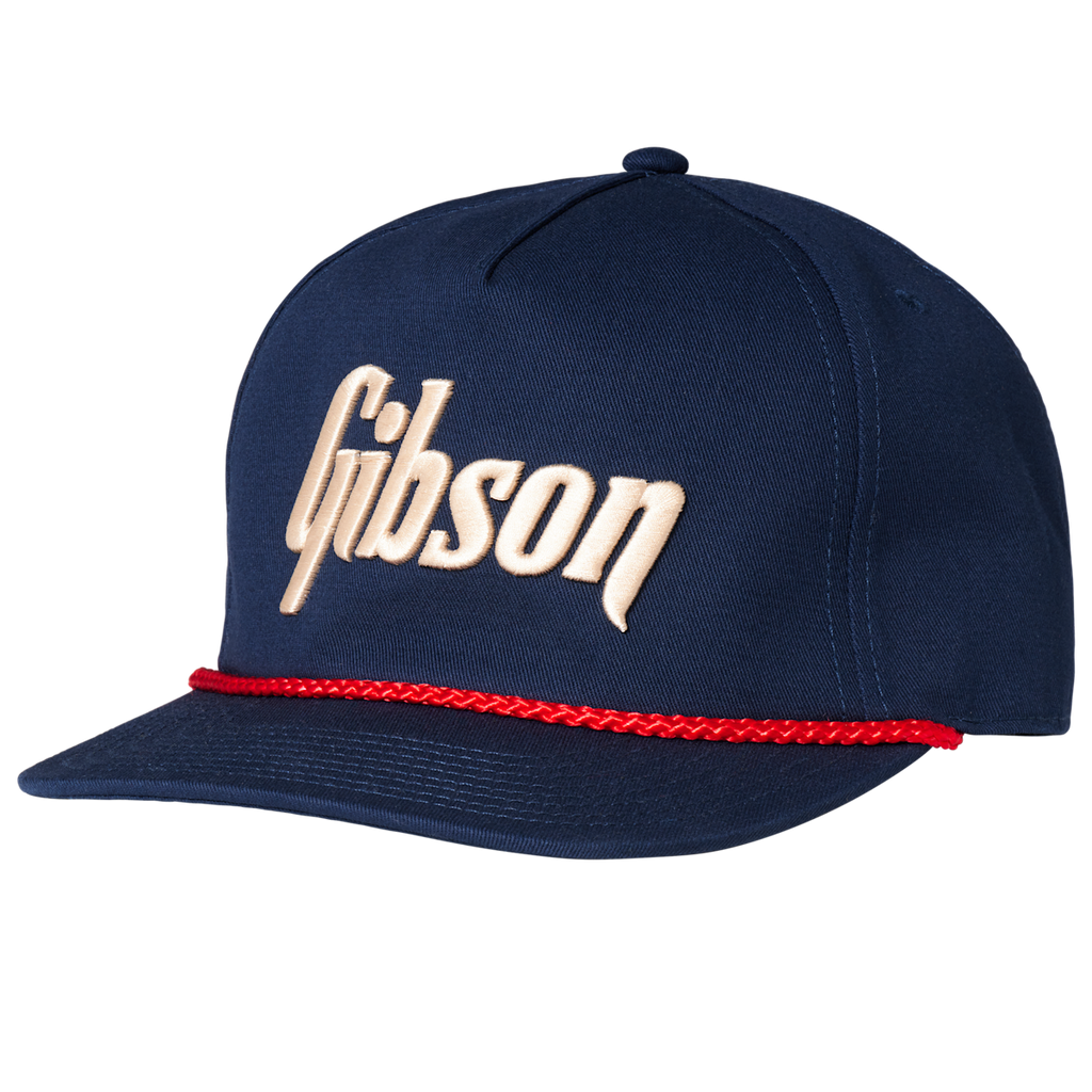 GIBSON ACCESSORIES GIBSON UNSTRUCTURED ROPE SNAPBACK - NAVY (GA-ROPE-G
