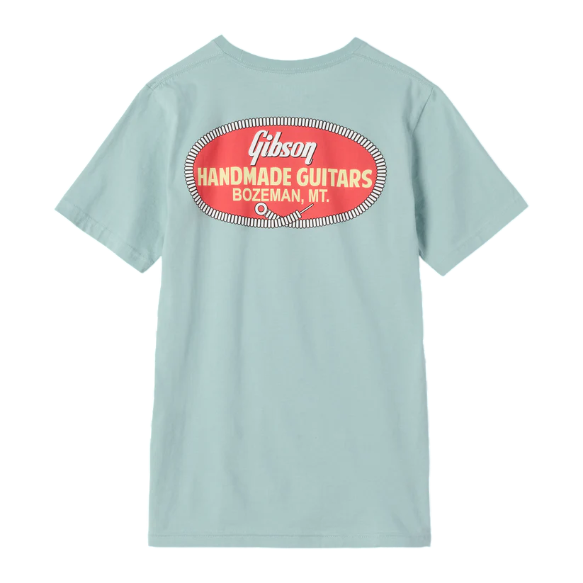 GIBSON HANDMADE GUITARS TEE - TEAL
