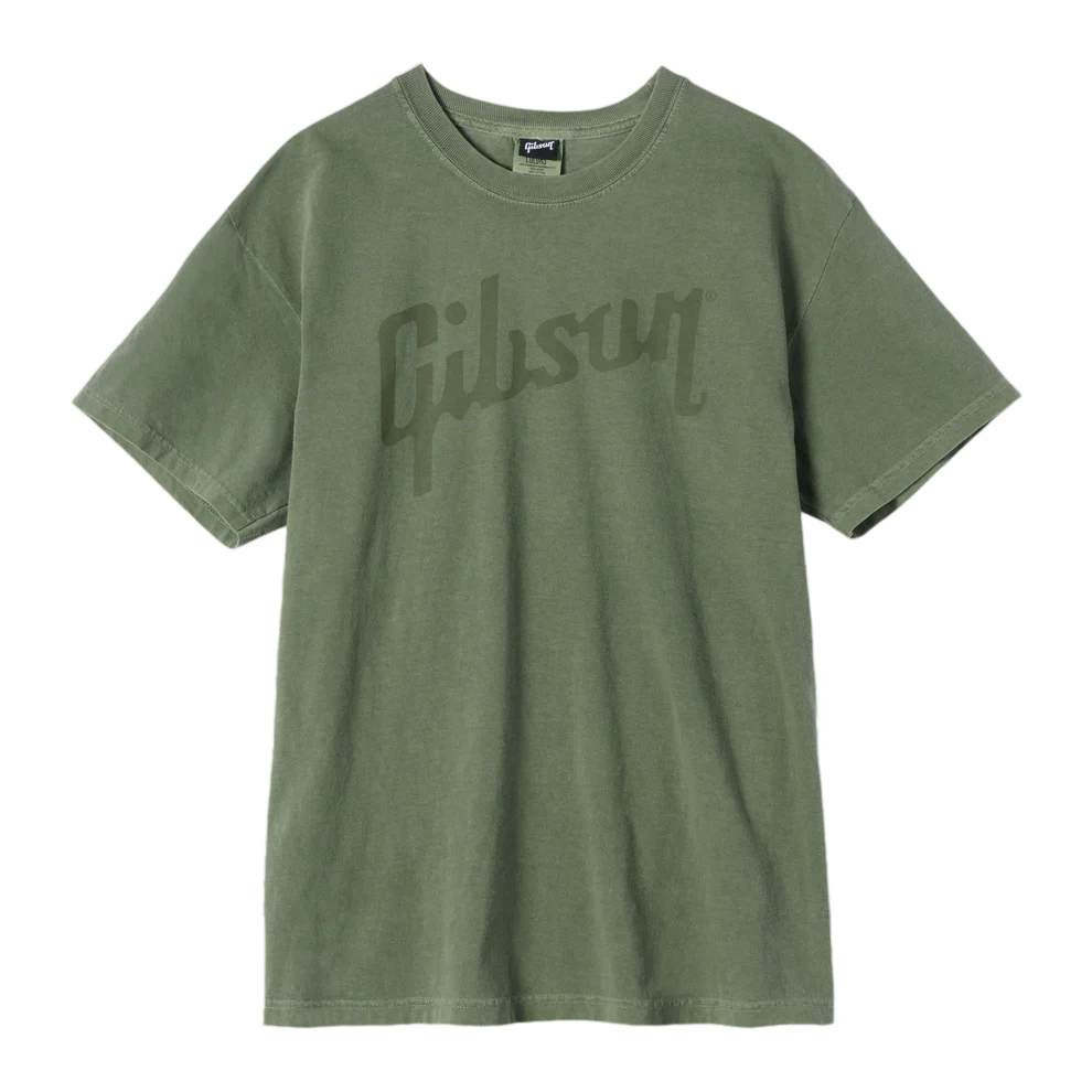 GIBSON LOGO TEE - OLIVE