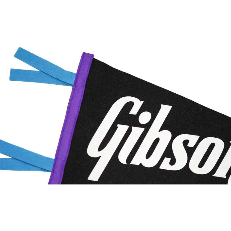 GIBSON LIFESTYLE "THE UNMISTAKABLE SHAPE AND SOUND" OXFORD PENNANT