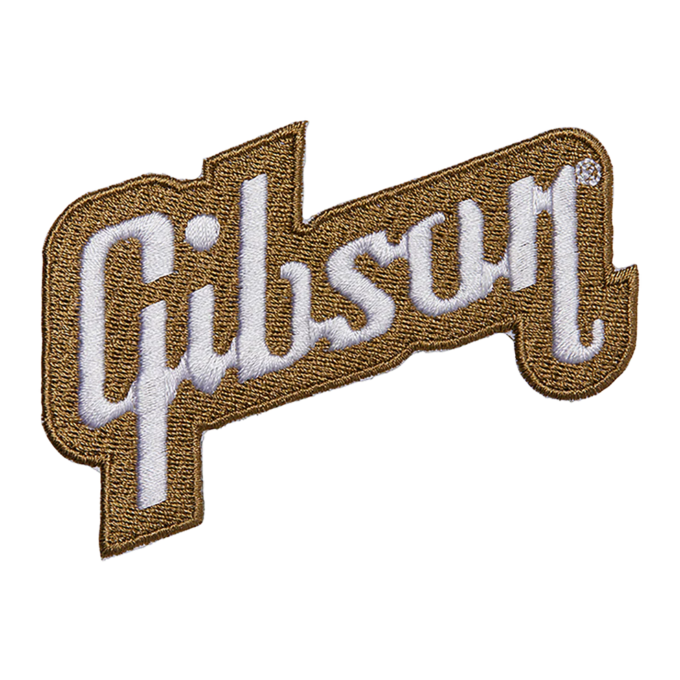 GIBSON LIFESTYLE LOGO IRON-ON PATCH - GOLD