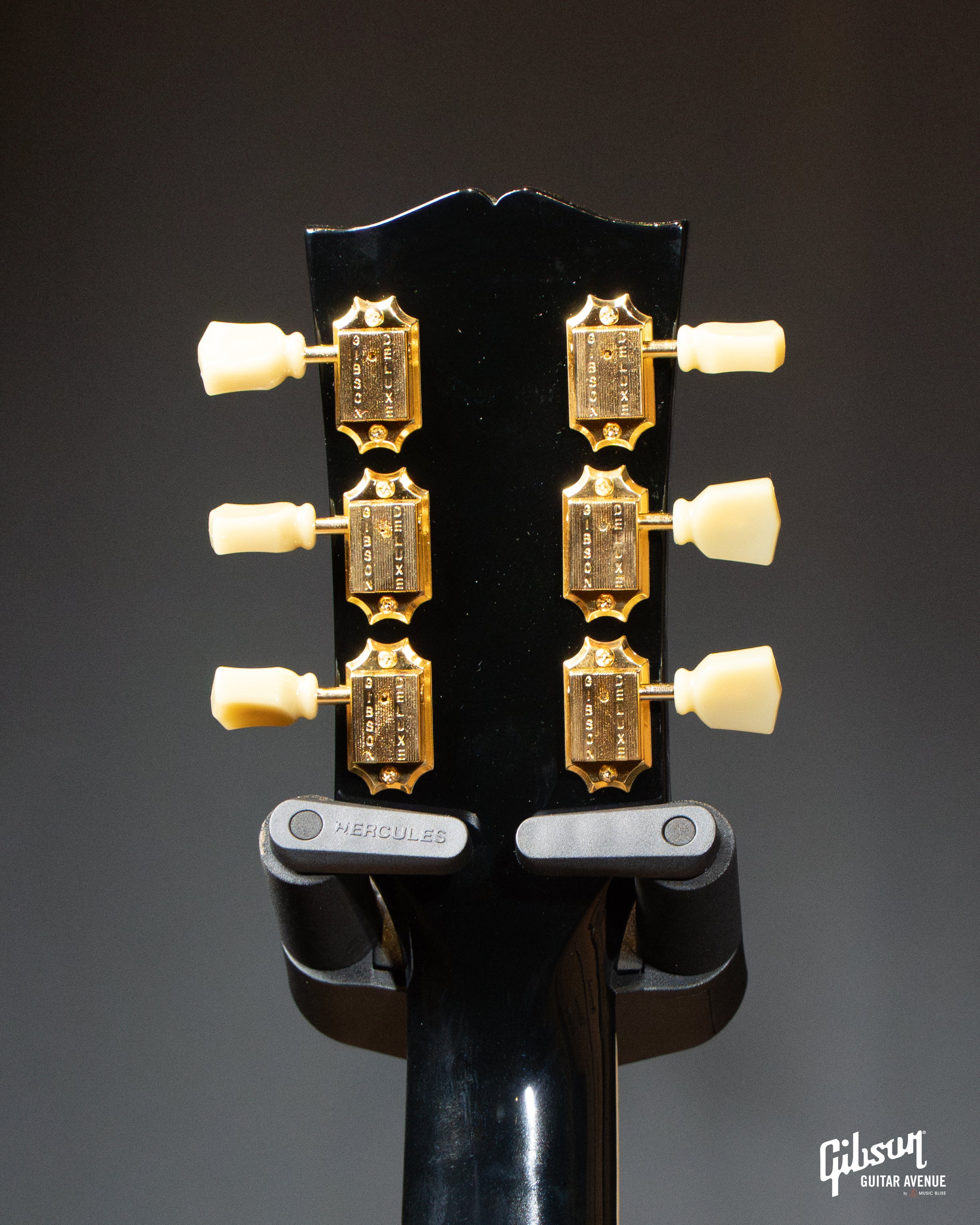 GIBSON USA LIMITED SG STANDARD '61 MAESTRO VIBROLA T-TYPE ELECTRIC GUITAR - EBONY WITH GOLD HARDWARE