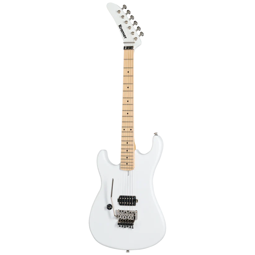 Kramer 84 Left-handed Electric Guitar with Premium Gig Bag - Angel White Satin
