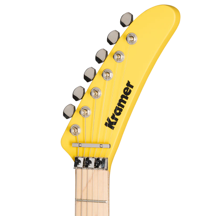 Kramer 84 Electric Guitar with Premium Gig Bag - Bumblebee Yellow Satin