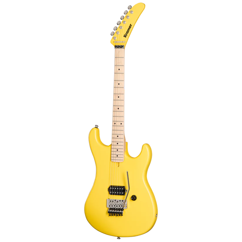 Kramer 84 Electric Guitar with Premium Gig Bag - Bumblebee Yellow Satin