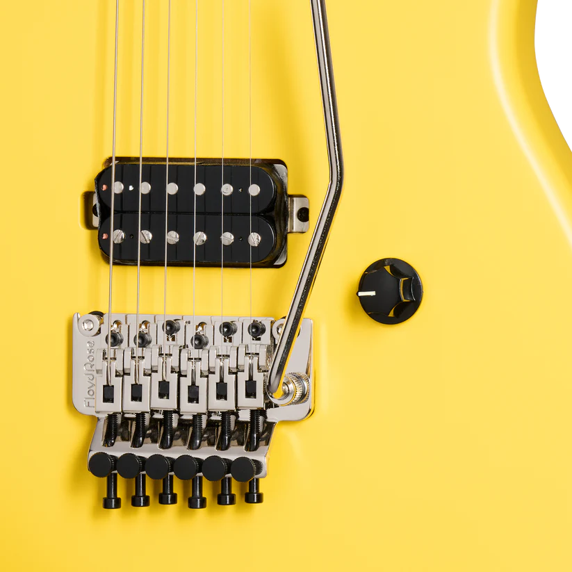 Kramer 84 Electric Guitar with Premium Gig Bag - Bumblebee Yellow Satin