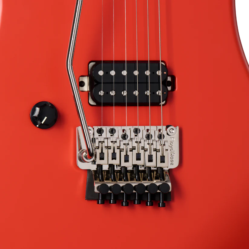 Kramer 84 Left-handed Electric Guitar with Premium Gig Bag - Eruption Red Satin