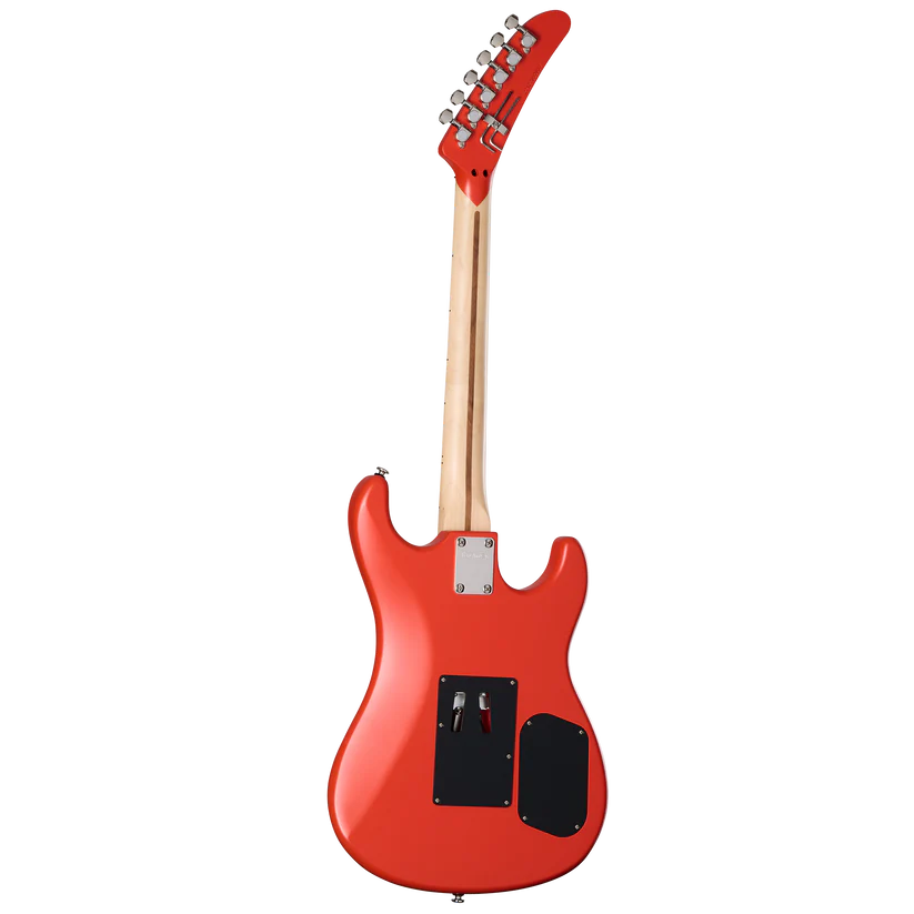 Kramer 84 Left-handed Electric Guitar with Premium Gig Bag - Eruption Red Satin