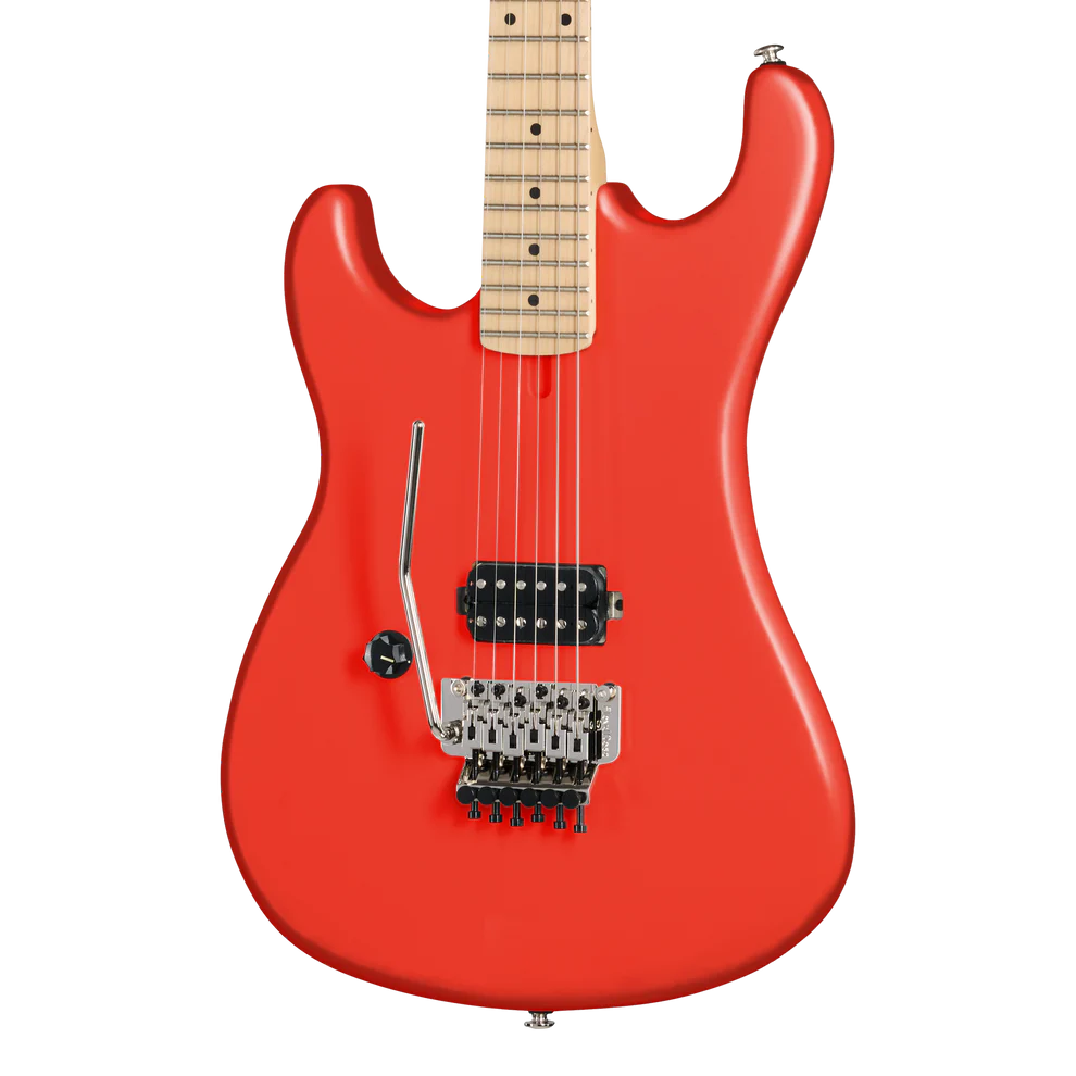 Kramer 84 Left-handed Electric Guitar with Premium Gig Bag - Eruption Red Satin