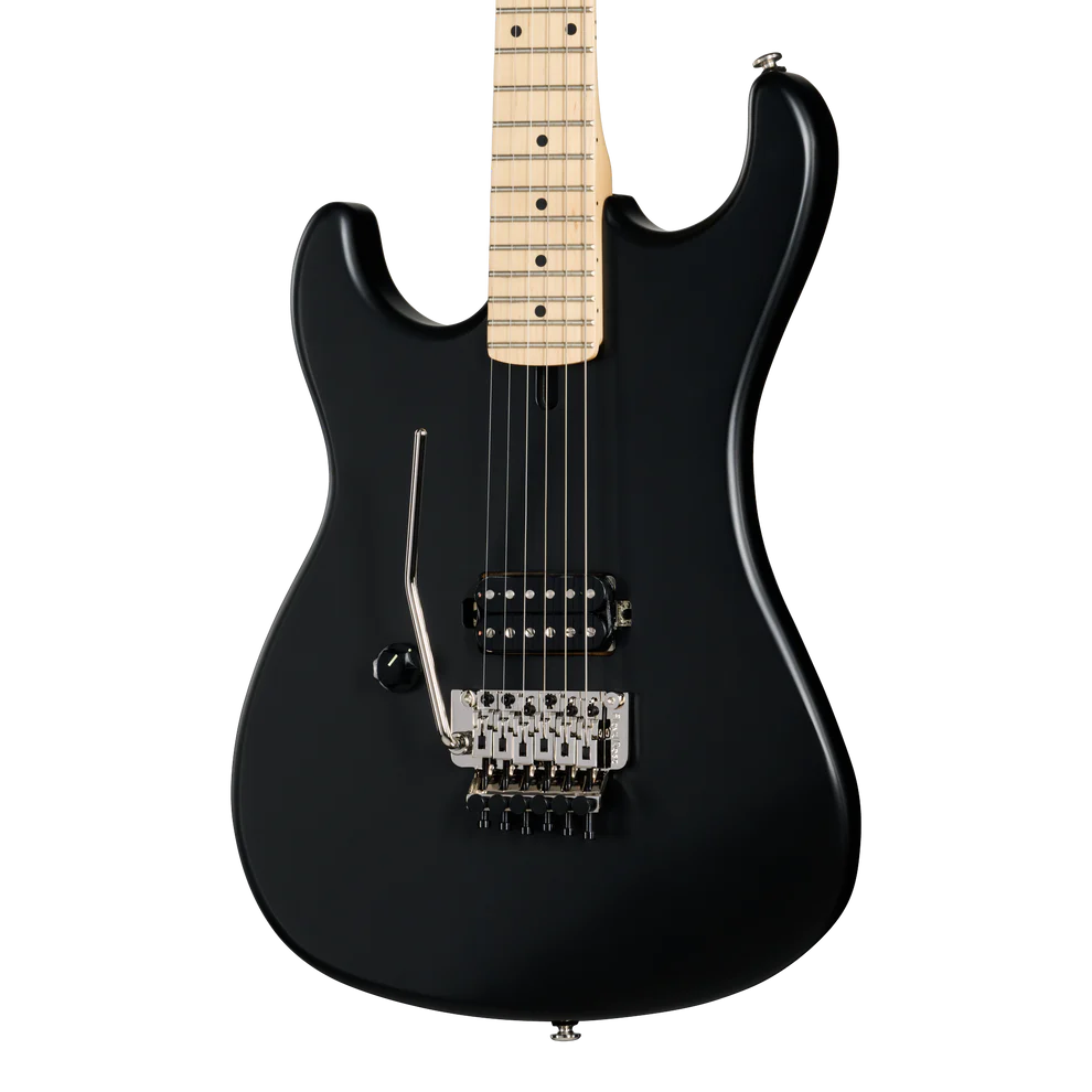 Kramer 84 Left-handed Electric Guitar with Premium Gig Bag - Intruder Black Satin