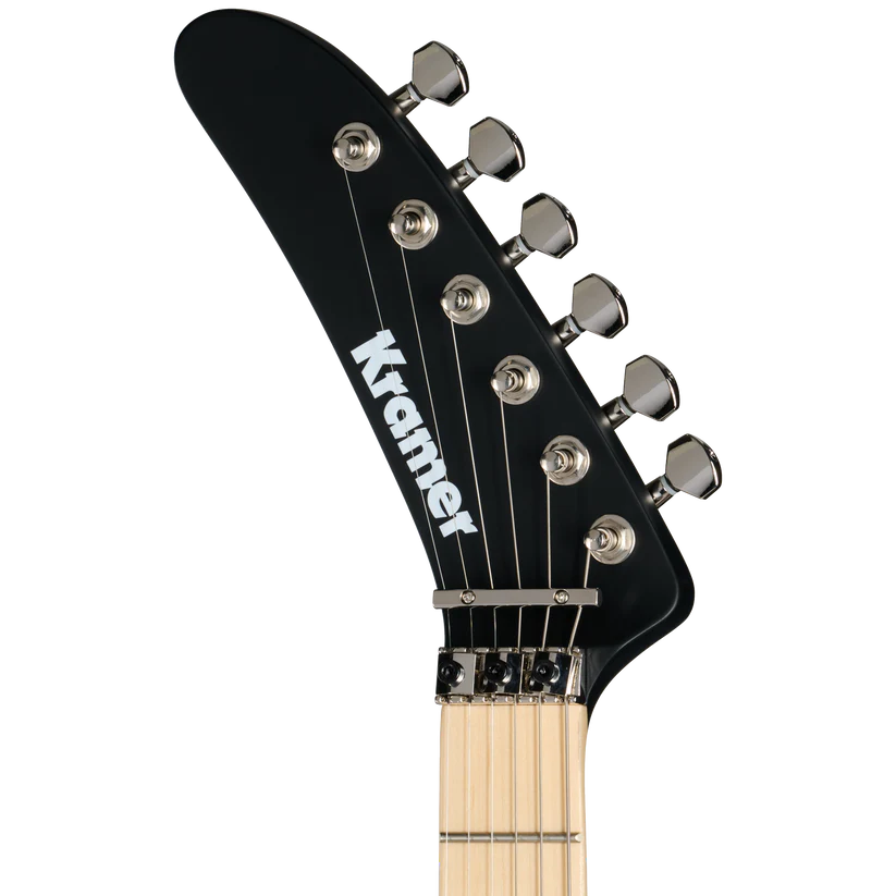 Kramer 84 Left-handed Electric Guitar with Premium Gig Bag - Intruder Black Satin