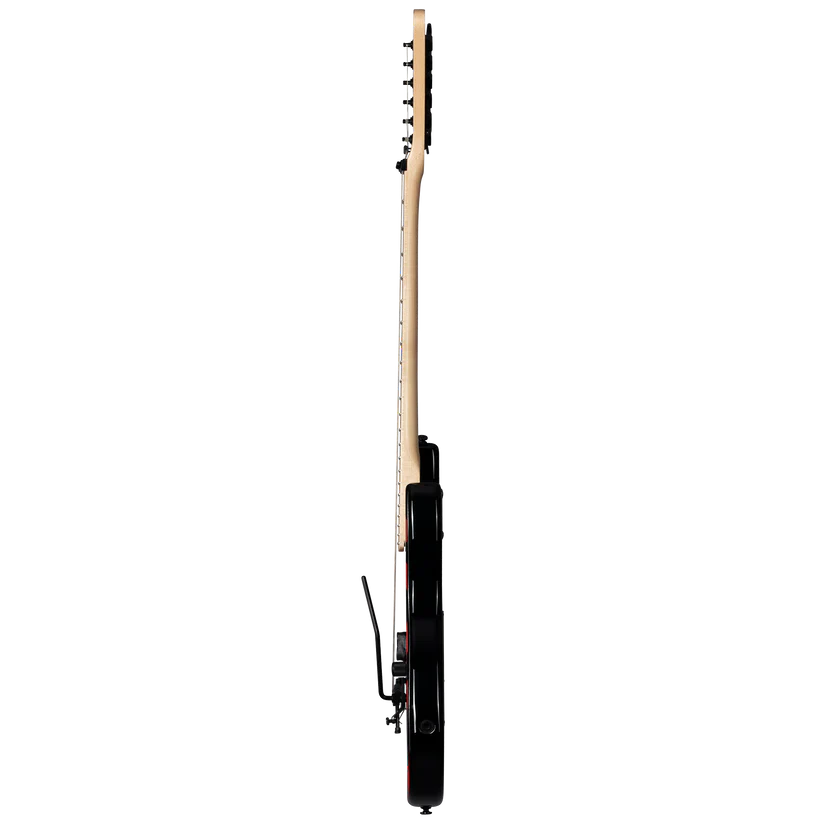 Kramer 84 Red Bullseye Electric Guitar with Premium Gig Bag - Black with Red Bullseye