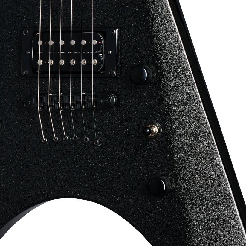 Kramer Nite-V Electric Guitar - Jet Black Metallic